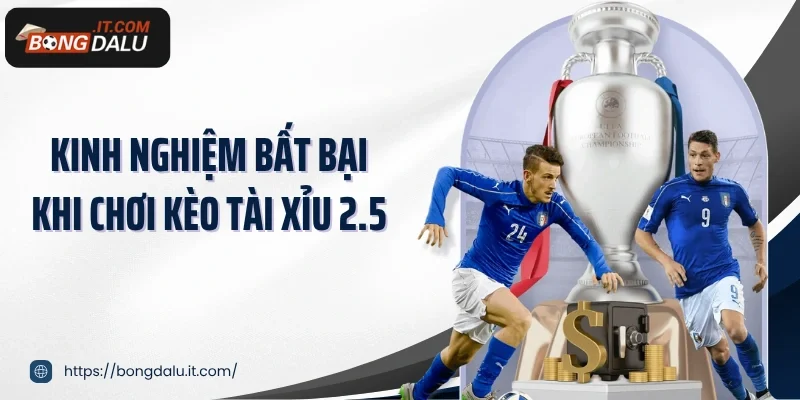 Kinh nghiệm bất bại khi chơi kèo tài xỉu 2.5