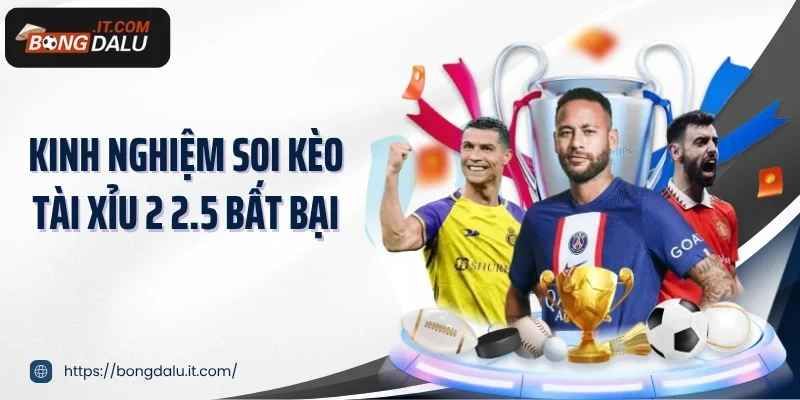 Kinh nghiệm soi kèo tài xỉu 2 2.5 bất bại