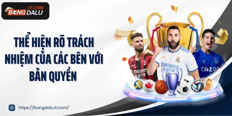 Thể hiện rõ trách nhiệm của các bên với bản quyền